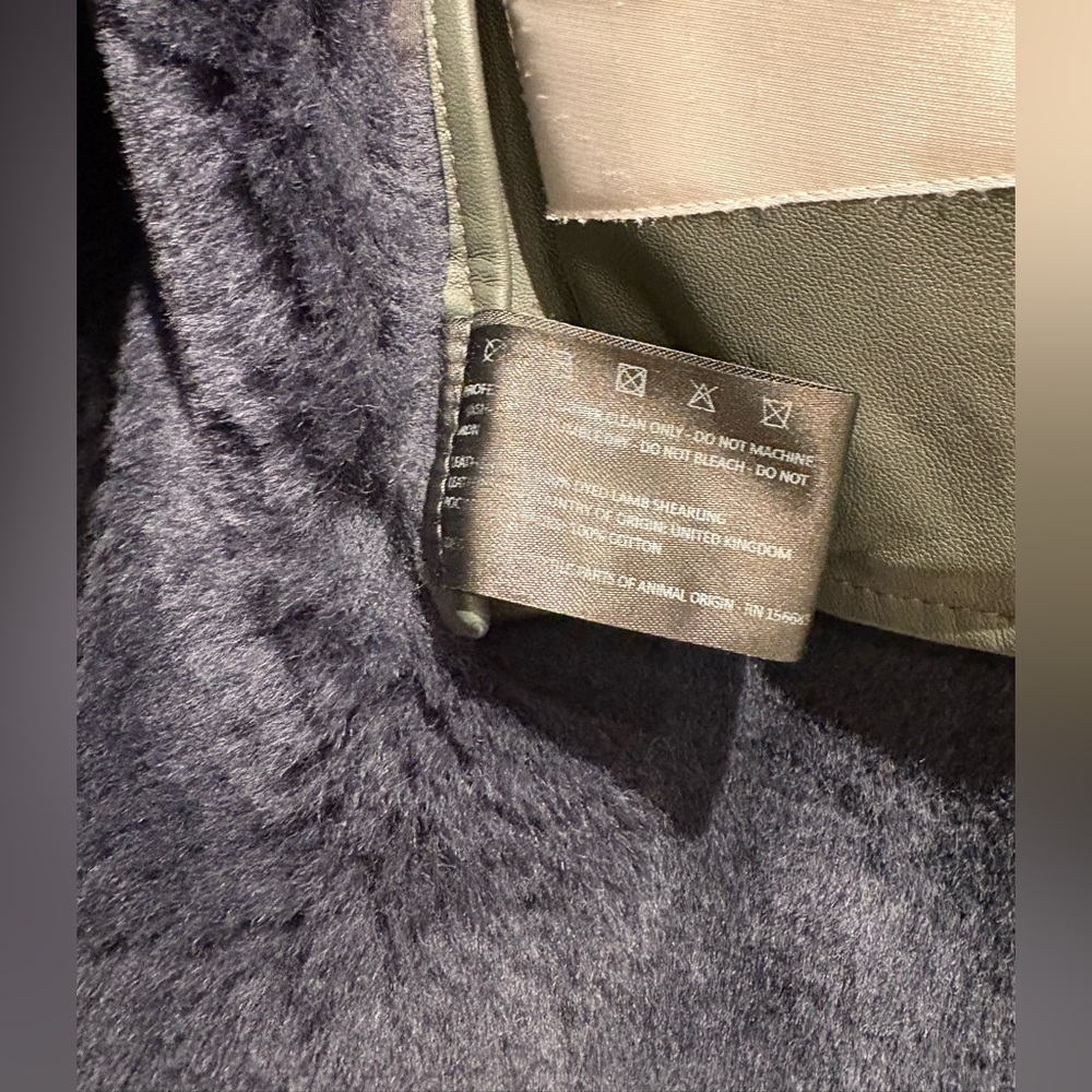 The Arrivals Shearling Moto Jacket - Picture 5 of 7